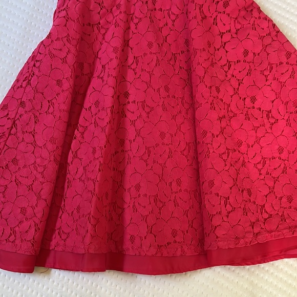 Hot Pink Girls Dress - Picture 4 of 9